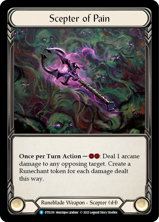 Scepter of Pain [DTD210] (Dusk Till Dawn) Cold Foil