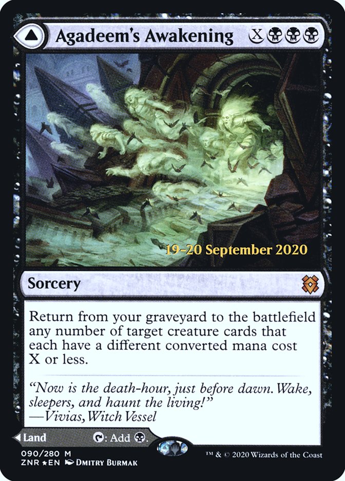 Agadeem’s Awakening // Agadeem, the Undercrypt [Zendikar Rising Prerelease Promos]