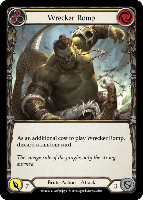 Wrecker Romp (Yellow) [WTR030-C] (Welcome to Rathe) Alpha Print Normal