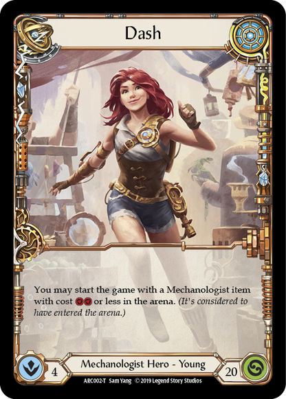 Dash // Dash, Extraordinary Inventor [ARC002-T // ARC001-T] (Arcane Rising)  1st Edition Normal