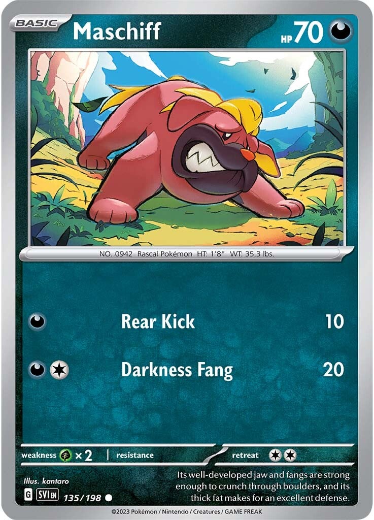 Houndstone (135/198) [Scarlet & Violet: Base Set]