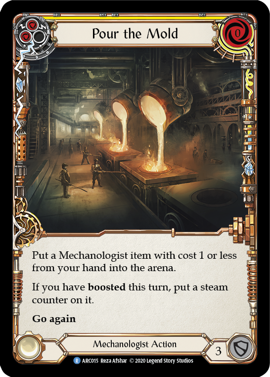 Pour the Mold (Yellow) [U-ARC015] (Arcane Rising Unlimited) Unlimited Normal