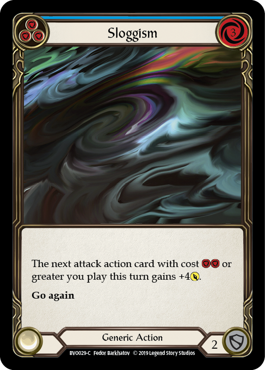 Sloggism (Blue) [BVO029-C] (Bravo Hero Deck) 1st Edition Normal